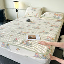 Axyaa Summer Cooling Mat - Soft & Cool Fitted Sheet Set