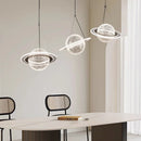 Axyaa Globe Shape Acrylic LED Chandelier: Modern Nordic Minimalist Indoor Lighting Fixtures