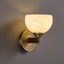 Axyaa Spanish Marble Alabaster Wall Lamp - Elegant All-Copper Design for Home Décor