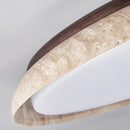 Axyaa Vintage Yellow Cave Stone Ceiling Light, LED Lamp for Living Room & Bedroom