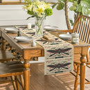 Axyaa Moth Skull Table Runner: Stylish Home Dining Decor & Party Essential