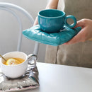 Axyaa Ceramic Coffee Cup Set: European Afternoon Tea, Breakfast Saucer, Dessert Plate, Gift
