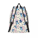 Axyaa Kids Backpack: Stitch Pink Angel School Daypack for Students.