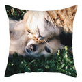 Axyaa Cat Dog Pet Polyester Pillow Cover Cushion Cover Home Sofa Decor 45x45cm