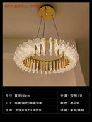 Axyaa Modern Acrylic Chandelier for Living Room Bedroom Dining Room