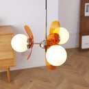 Axyaa Glass Ball Chandelier for Living Room and Dining Table
