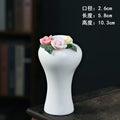 Axyaa Ceramic Mini Flower Pot Vase for Hydroponics & Aromatherapy Décor
