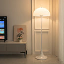 Axyaa White LED Floor Lamp Modern Style Elegant Standing Lamp for Home Decor