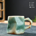 Axyaa Ceramic Coffee Cups Retro Coarse Pottery Creative Mugs Office Gifts Decoration