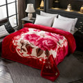 Axyaa Double Thickened Raschel Blanket for Winter Warmth