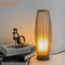 Axyaa Zen Bamboo Art Bedside Lamp for Bedroom and Living Room Zen Decor