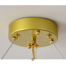 Axyaa Golden Crown Crystal Chandelier for Living Room, Dining Room, Bedroom & Villa