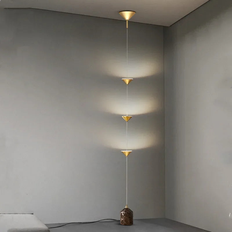 Nordic Marble LED Floor Lamp for Living Room - Axyaa Brand