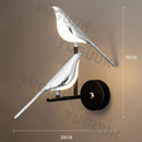Axyaa Nordic Bird Wall Light 360° Rotation, Rotatable Sconce for Bedroom and Parlor