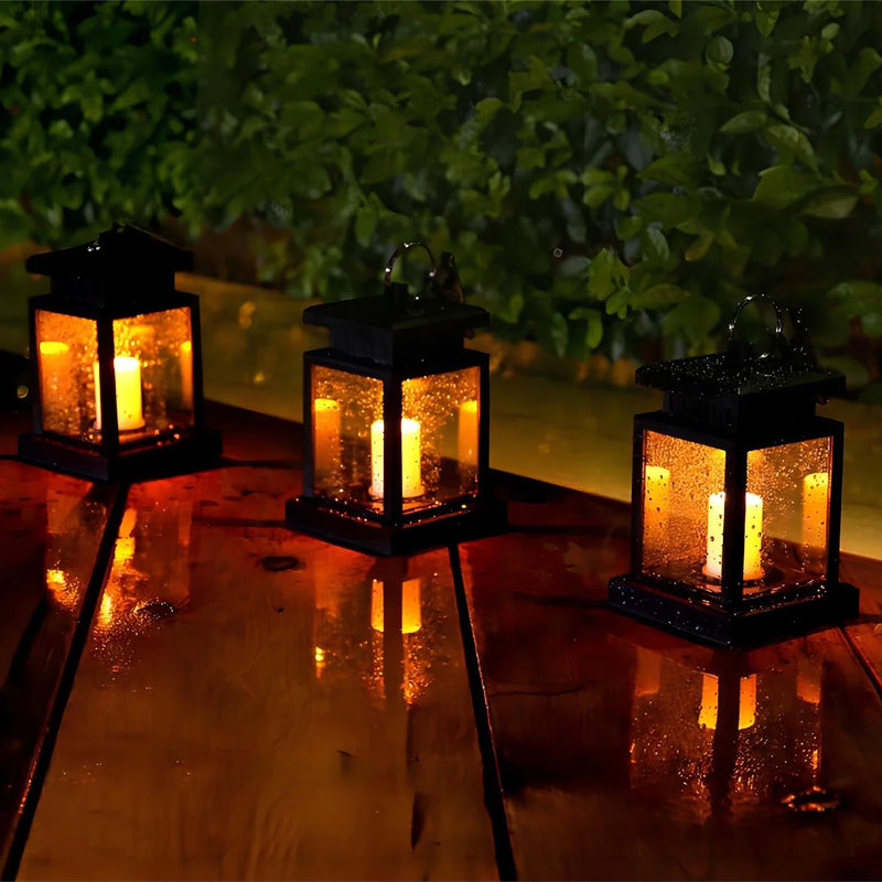 Axyaa Solar Candle Lantern Outdoor Palace Garden Lamp Waterproof Christma