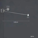 Adjustable Swing Arm Wall Lamp for Living Room and Bedroom by Axyaa