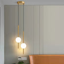 Axyaa Nordic Glass Ball Pendant Chandelier - Modern Dining Room Lighting