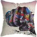Axyaa Graffiti Street Art Pillow Covers - Home Decoration Lions David Lips Cover