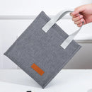 Axyaa Insulated Lunch Bag: Portable, Multifunctional, Solid Color for Picnics and School