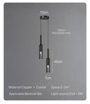 Axyaa Nordic Glass LED Chandelier for Minimalist Home Decor Lighting