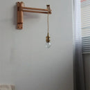 Axyaa Wabi Sabi LED Wall Light Mirror Bathroom Lamp Glass Wood Modern Nordic
