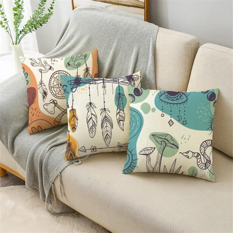 Axyaa Classic Printed Pillowcases 40*40cm/45*45cm/50*50cm Cushion Cover