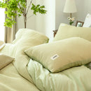 Axyaa Waffle Lyocell Cotton Queen Bedding Set: Soft, Breathable, Comfortable Duvet Cover