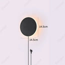 Axyaa LED Touch Dimming Wall Light with USB Charging Port for Bedroom and Living Room