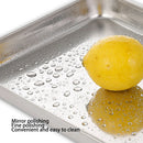 Axyaa Stainless Steel Food Storage Tray for Restaurant and Hotel Dinnerware