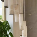 Axyaa Marble Chandeliers: Led Dimmable for Circular Staircase, Villa Decor & Home Luxury