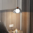 Axyaa Smoky Gray Glass LED Pendant Chandelier: Nordic Hanging Lamp for Dining Room, Kitchen, Bedroom