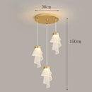Axyaa Elegant Dining Room Chandelier Salon Ceiling Lamps Fancy Pendant Lights