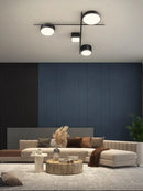 Axyaa Modern Minimalist Geometry LED Ceiling Lamp for Living Room, Dining Room, Study, Bedroom