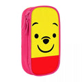 Axyaa Pooh Pencil Case: Large Storage Box for School Supplies