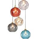 Axyaa Nordic Glass Chandelier LED Pendant Light for Living Room & Restaurant