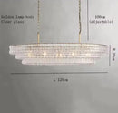 Axyaa Modern Grey Glass Chandelier, Ceiling Mounted Oval Lighting Fixture for Living Room