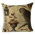 Axyaa Halloween Bat Pumpkin Illustration Pillowcase Sofa Lumbar Pillow Cover