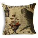 Axyaa Halloween Bat Pumpkin Illustration Pillowcase Sofa Lumbar Pillow Cover