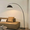 Axyaa Black Fishing Floor Lamp for Modern Living Room Art Decor