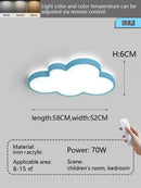 Axyaa Cloud Light: Modern Nordic Minimalist Ceiling Light for Kids & Bedrooms