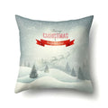 Axyaa Christmas Tree Throw Pillow Case - Festive Xmas Cushion Cover for Home Decor