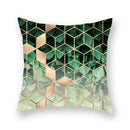 Axyaa Green Leaf Pillowcases for Sofa, Car & Living Room Decor