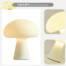 Axyaa Medieval Cream Mushroom Table Lamp LED with Touch Dimming & USB Charging