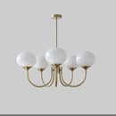 Axyaa Glass Chandelier Pendant Light for Elegant Living & Dining Room Decor