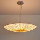 Axyaa Nordic Cloth Chandelier Lotus Leaf Hanging Lamp Indoor LED Lighting