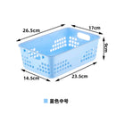 Axyaa 10-Piece Versatile Plastic Storage Baskets for Toys, Desk, Kitchen, and Bathroom