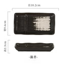 Axyaa Ceramic Partition Plate for Vinegar, Cake, Sushi, Dessert, Snack, Cold Dish