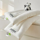 Axyaa Kids Panda Neck Support Pillow, 100% Cotton, White, 30x50cm/40x60cm
