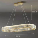 Axyaa Crystal Chandelier Pendant Lamp for Living Room Dining Room Ceiling Light