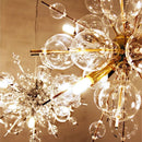 Axyaa Glass Sputnik Chandelier Pendant Light for Kitchen Island & Living Room